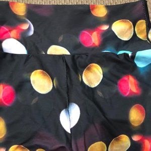 Women's black and spotted shorts